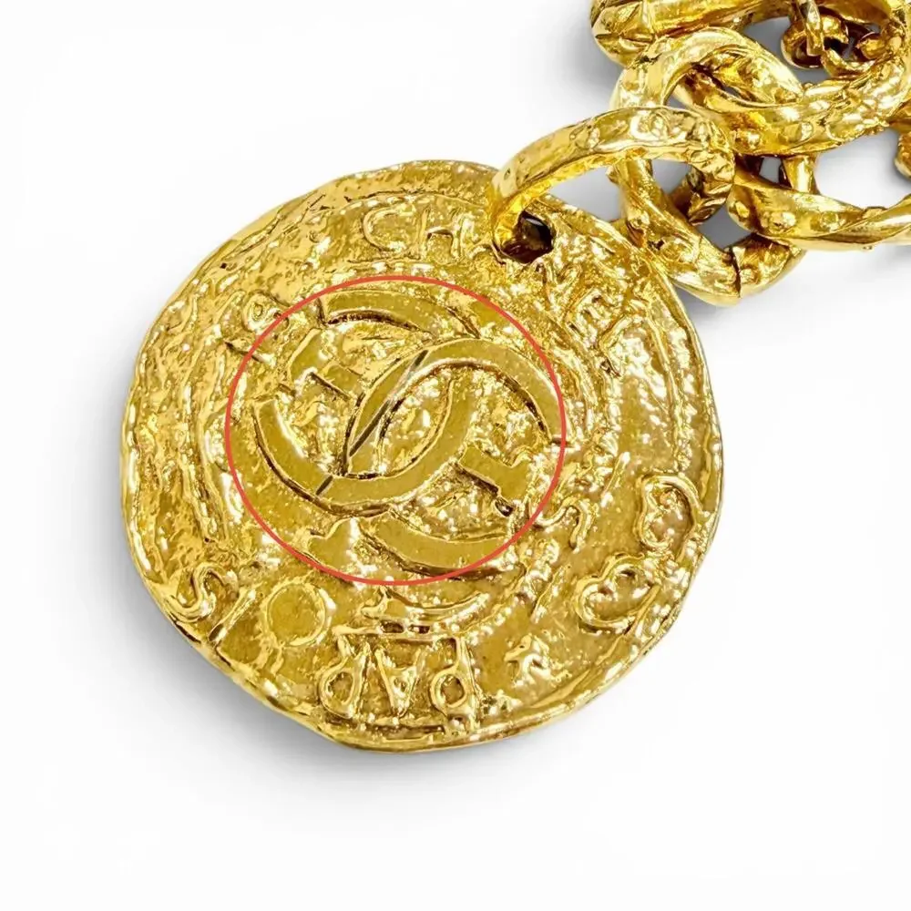 Chanel Cc Logo Chain Medal Bracelet #266507C14B